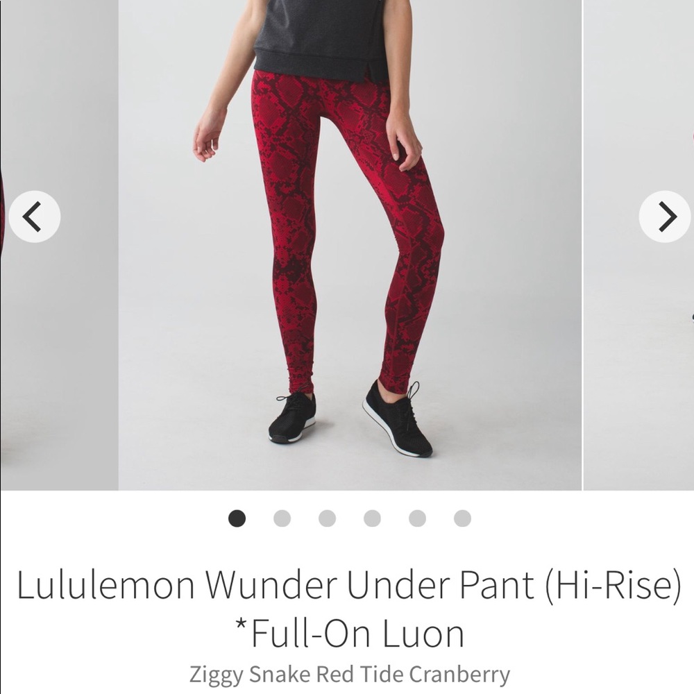 Lululemon Wunder Under Leggings